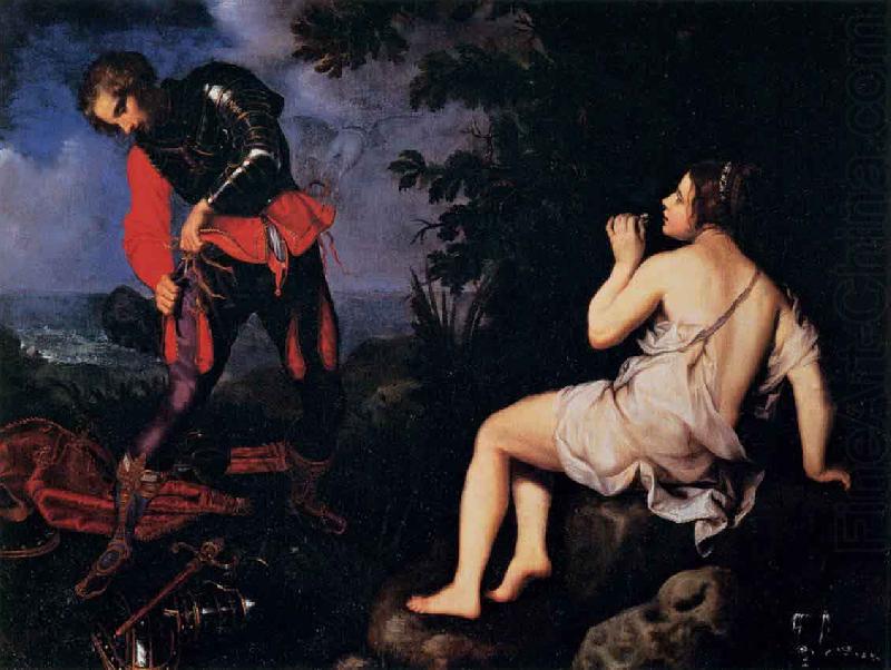 Angelica Hides from Ruggiero, Giovanni Biliverti